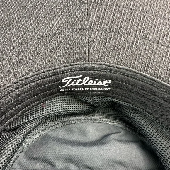NEW Titleist Tour Aussie Black/White Bucket Golf Hat - Picture 5 of 6